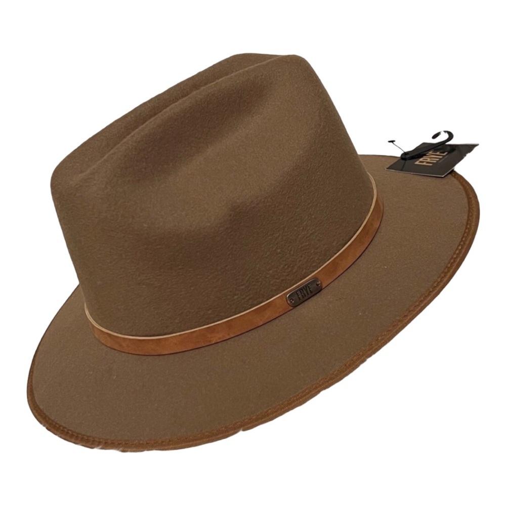 Frye tan brown‎ fedora hat new